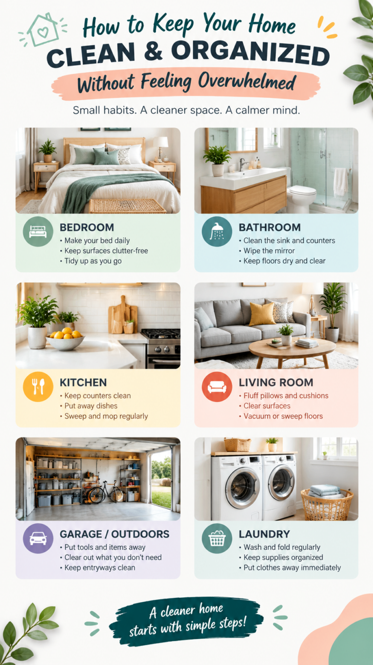 Weekly Cleaning Schedule How to Keep a Clean Home Without Feeling Overwhelmed