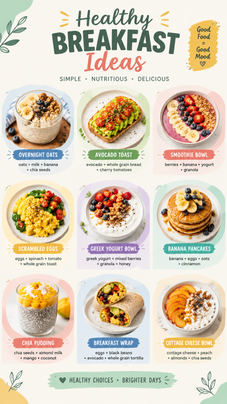 Lazy Girl Breakfast Ideas  Healthy College Meal Prep  Easy Plans