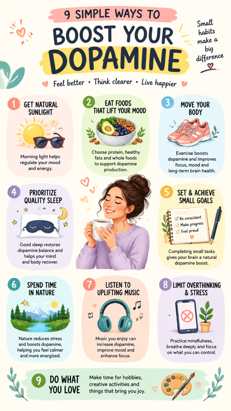 9 Natural Ways to Boost Dopamine, Motivation  Focus for Better Brain Health
