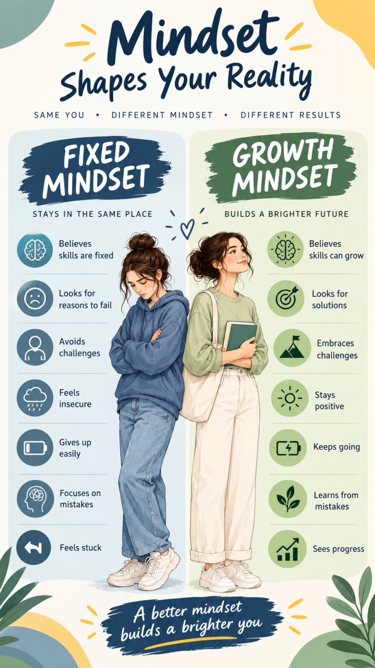 Mindset Is Everything Weak vs. Strong Mindset for Personal Growth  Success
