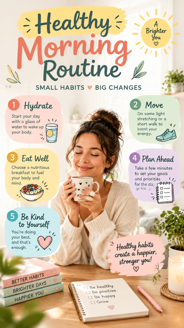 Healthy Morning Routine 9 Simple Habits for a Positive and Productive Day