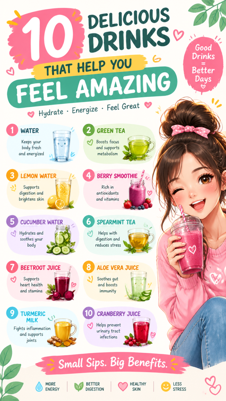 10 Best Drinks for Clear Skin and Acne-Prone Skin  Natural Pimple Remedies