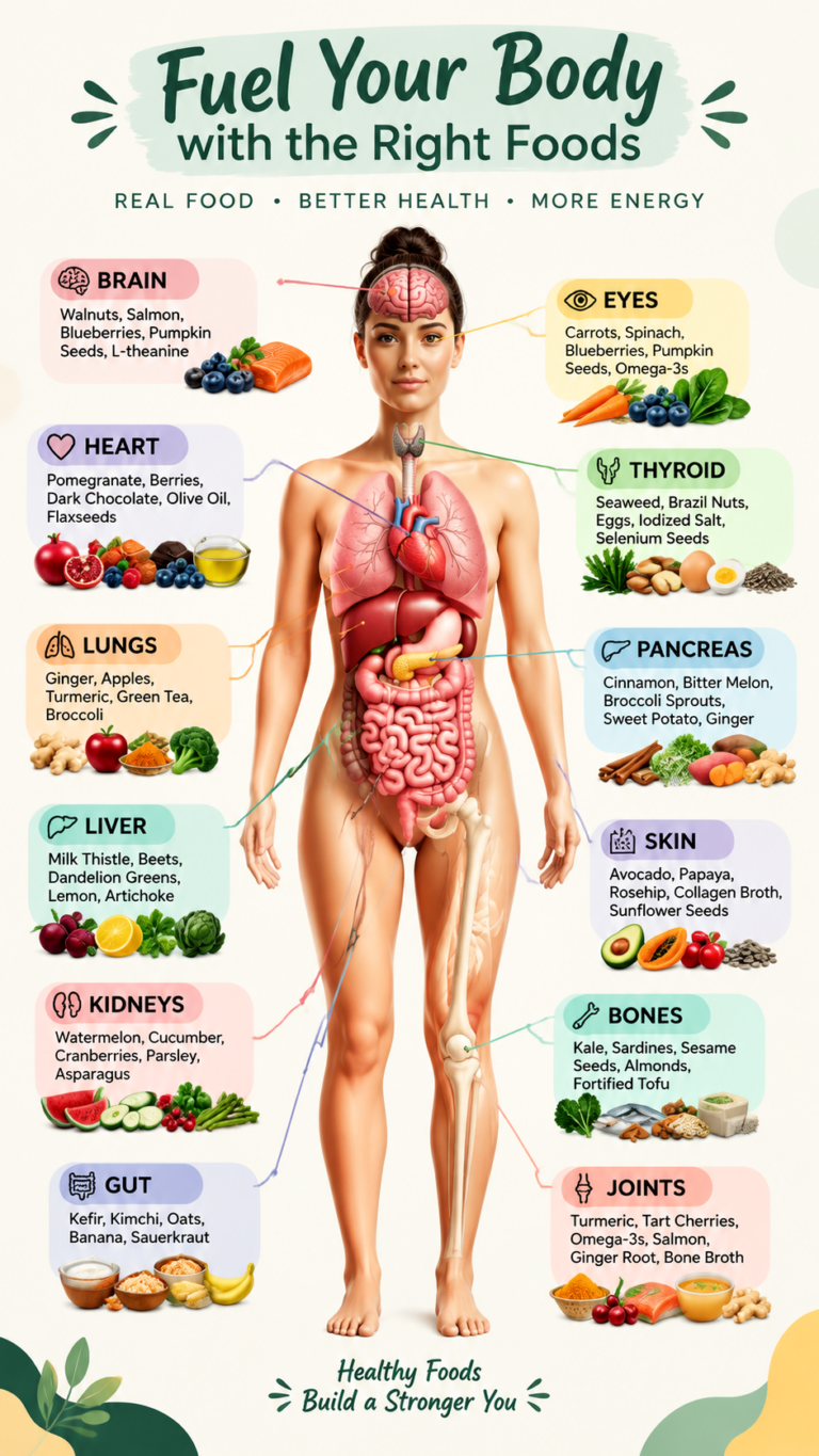 Eat to Heal Best Foods for Every Organ and Whole Body Wellness Guide