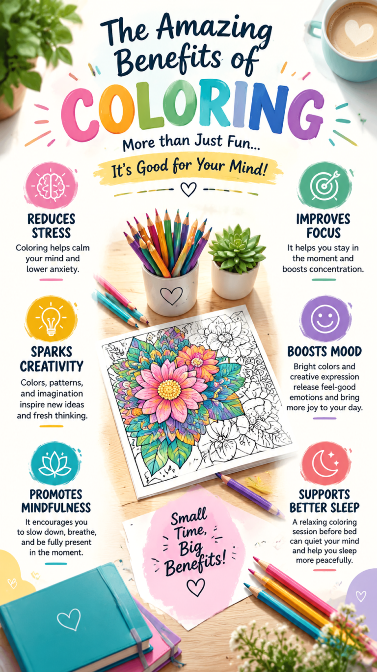 7 Amazing Benefits of Coloring for Adults Reduce Stress, Boost Creativity  Relax Your Mind
