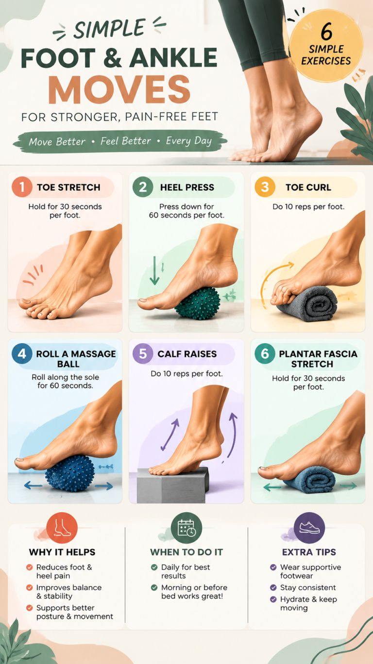 Simple Foot  Ankle Exercises for Stronger Pain-Free Feet at Home
