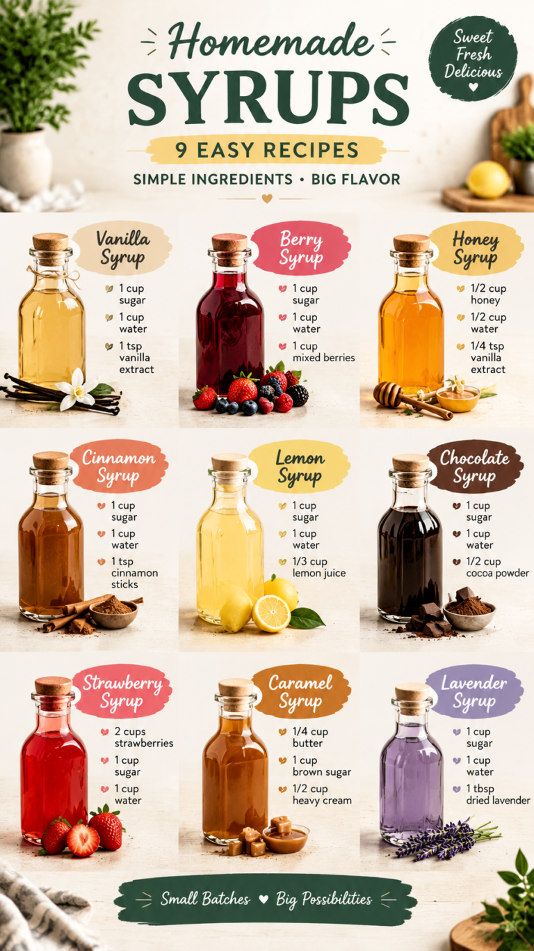 9 Easy Homemade Syrup Recipes for Coffee, Tea, Cocktails  More