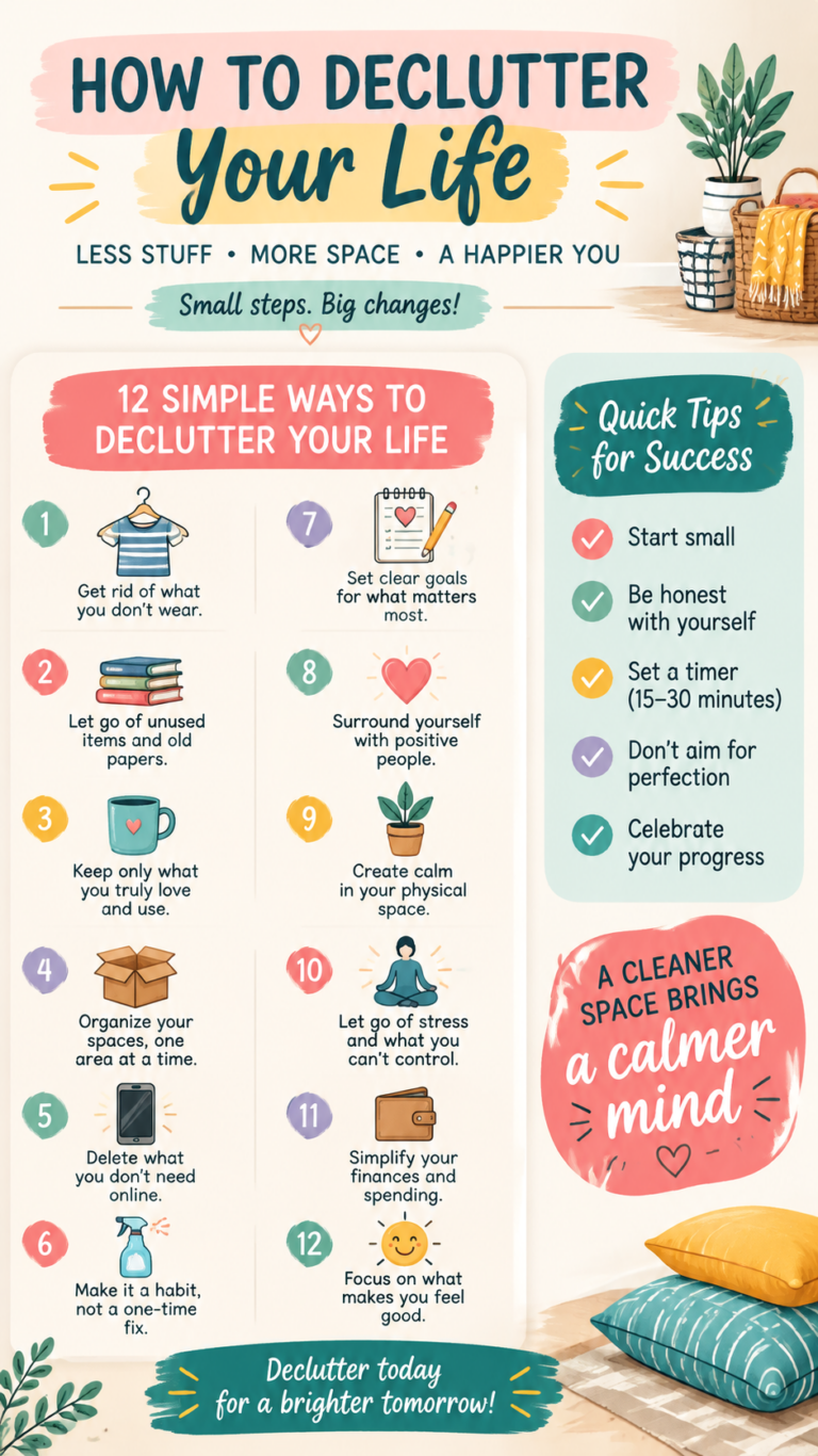 How to Simplify Your Life With These Easy Decluttering Tips  Ideas