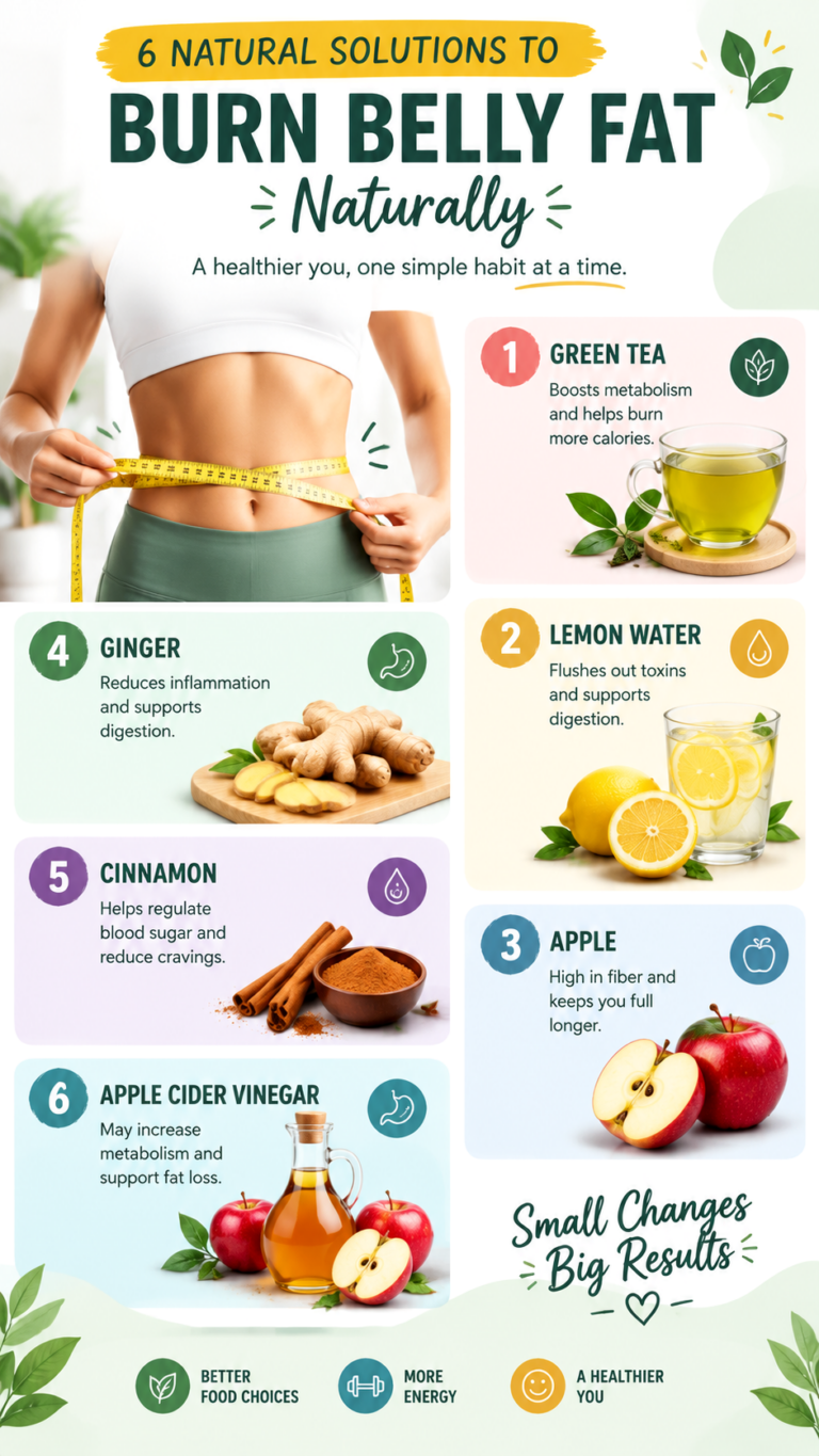 How to Reduce Belly Fat Naturally 5 Healthy Foods and Drinks to Try