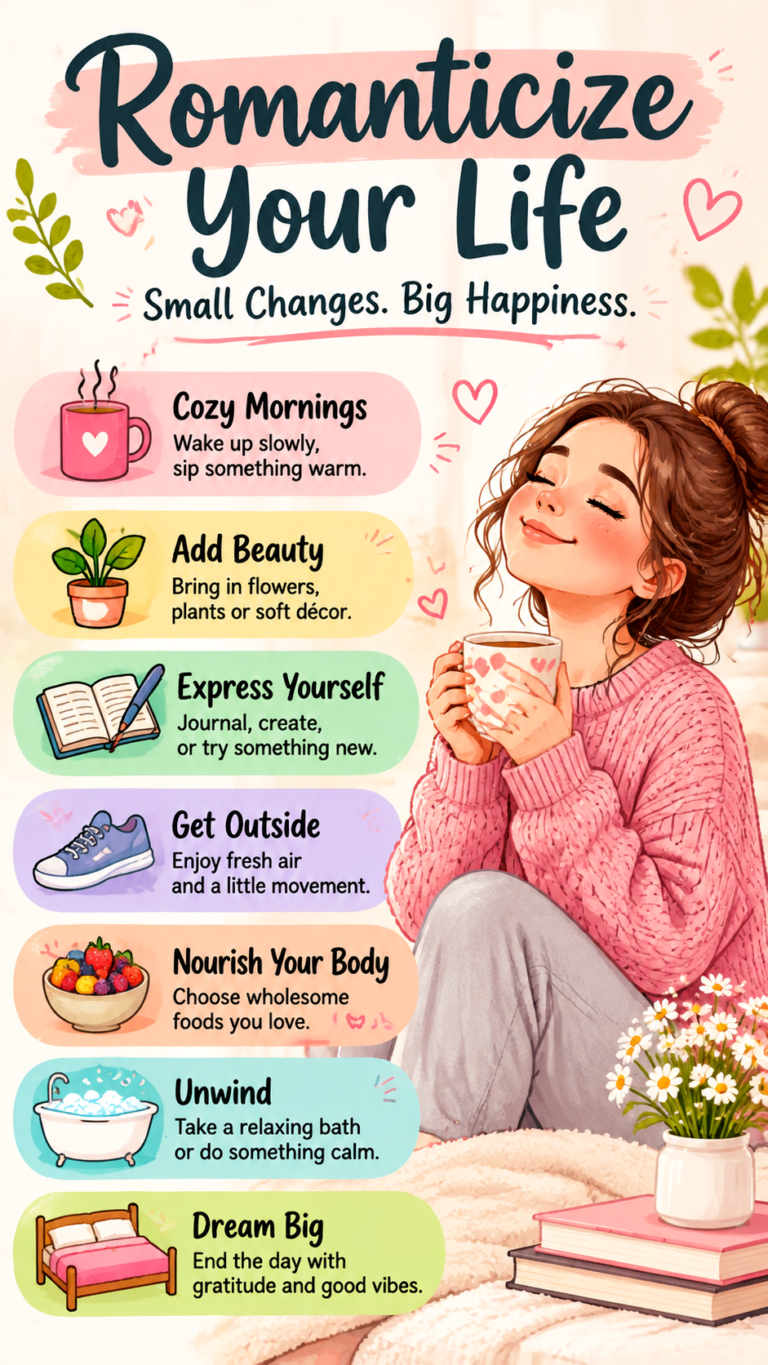 Romanticize Your Life Routine Cozy Morning Habits  That Girl Lifestyle