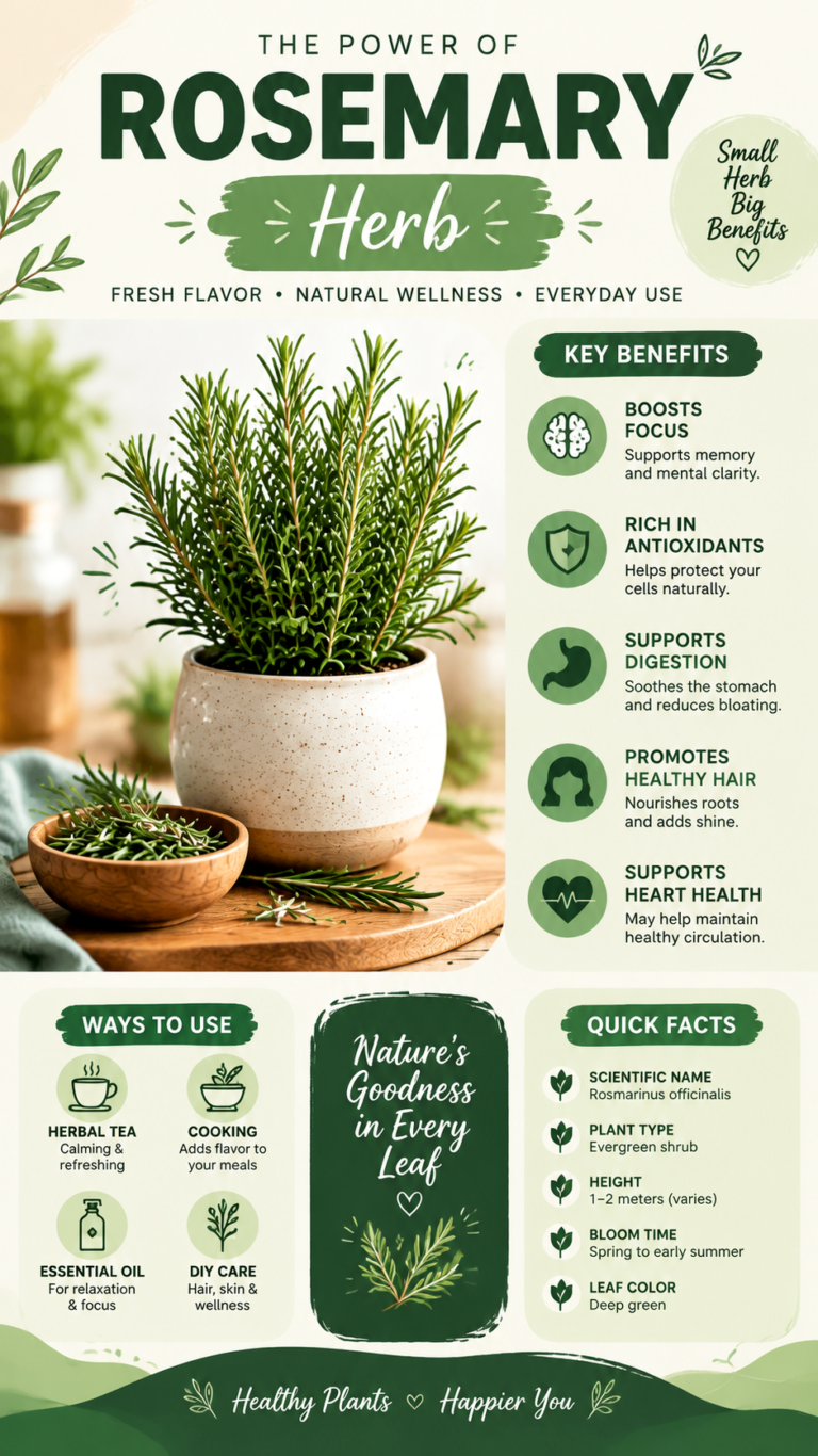 Rosemary Benefits  Uses Leaf Facts, Health Tips and Herbal Uses