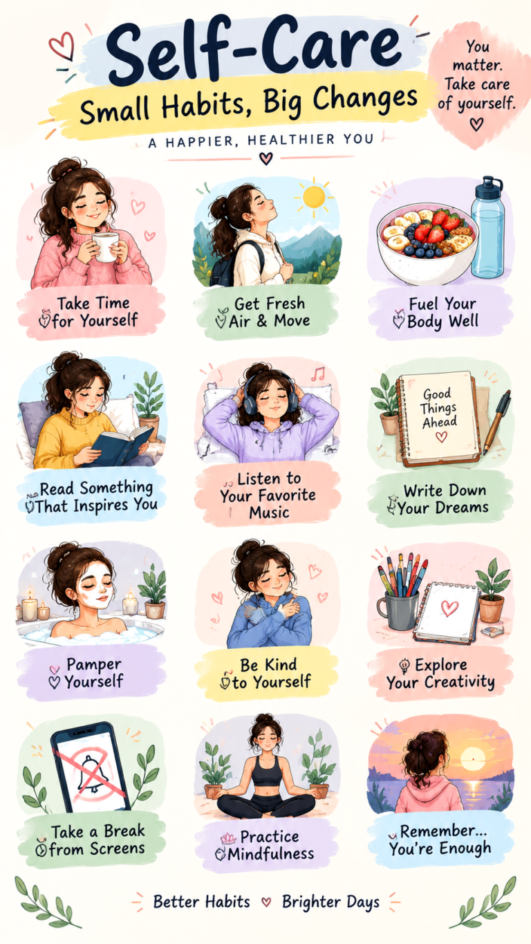 20 Self-Care Ideas for a Happier, Healthier  More Relaxing Day