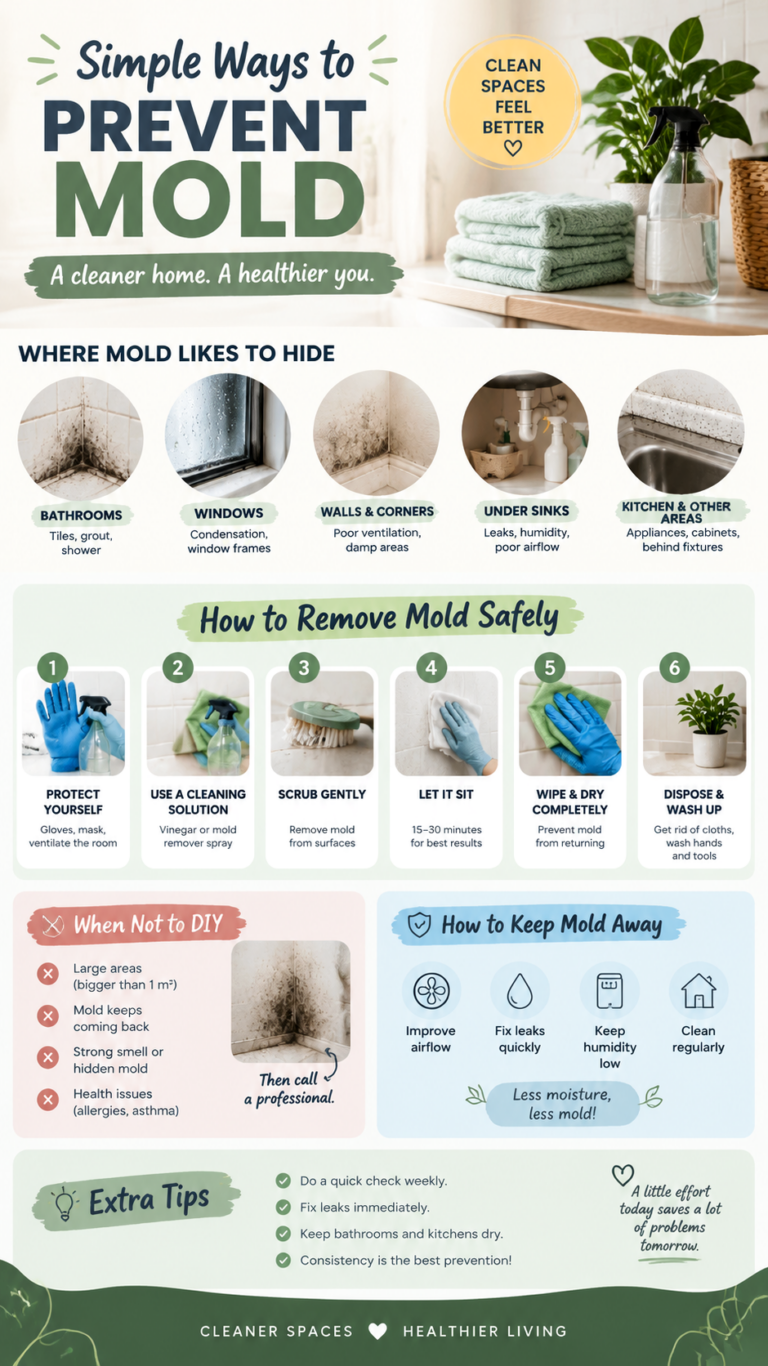 How to Remove Mold Safely and Prevent It from Coming Back